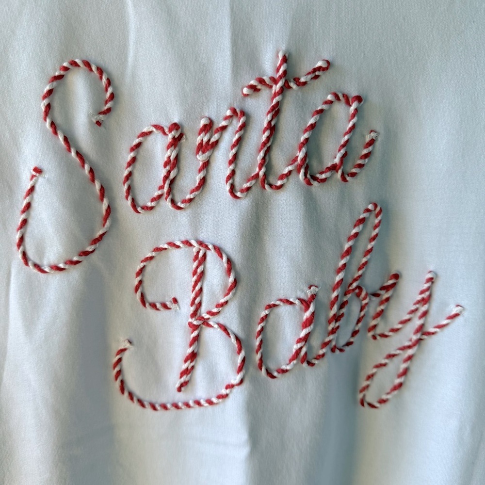 Philosophy “Santa Baby” Holiday white crewneck sweatshirt size medium NWT - Picture 2 of 6